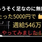 ローソク足のみで5日で5000円が500万円超え！“懸隔の法則”を実際やってみた！【バイナリー】【ハイローオーストラリア】【FX】