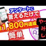 【副業検証 】アンケートに答えるだけで時給1800円！？在宅でできる副業簡単に稼げる副業をやってみました！